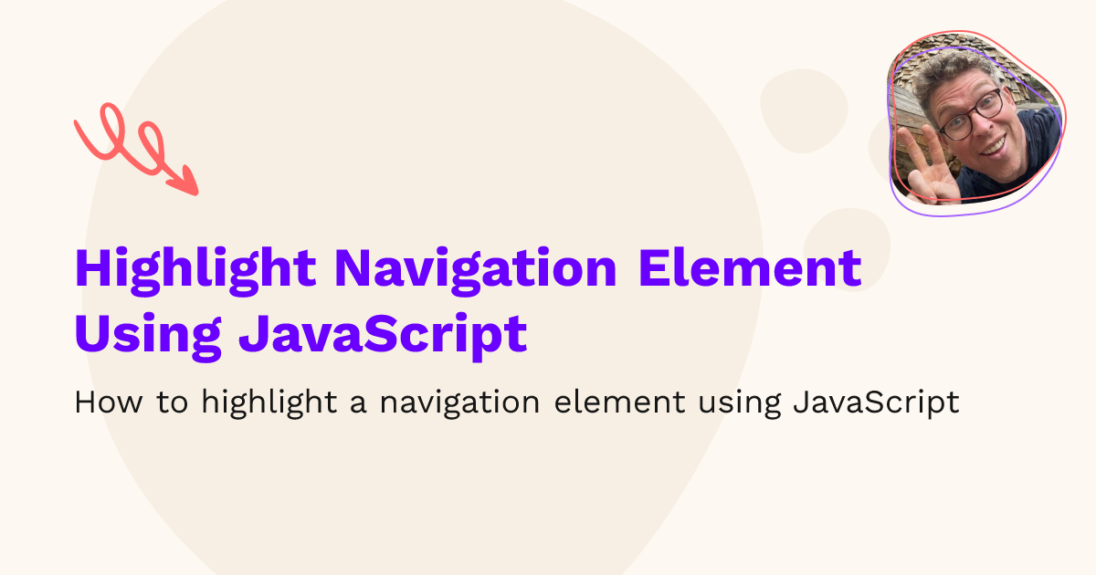 Highlight Navigation Element Using JavaScript