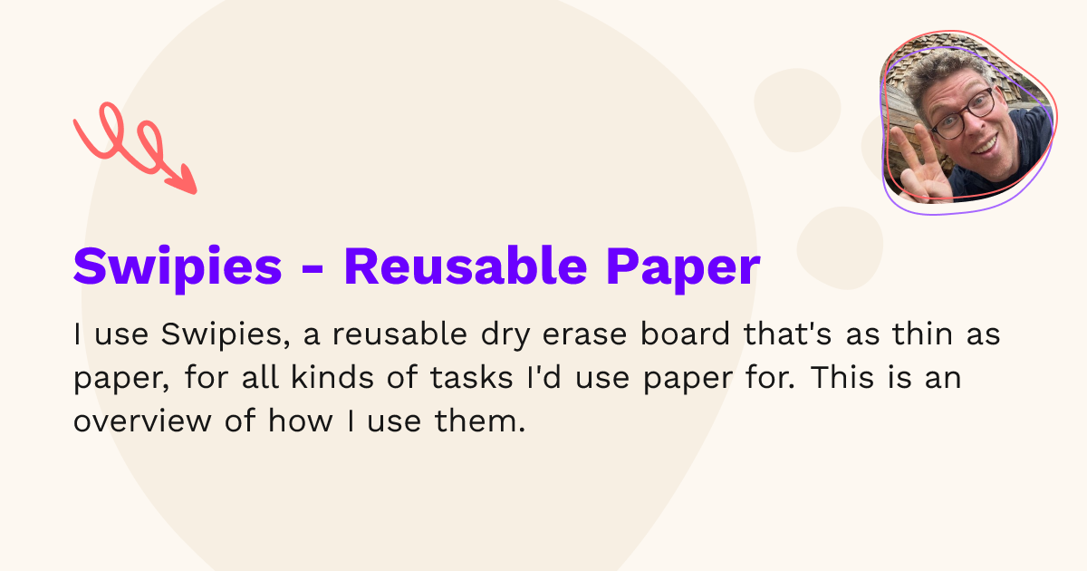 Swipies - Reusable Paper